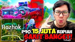 MENGERIKAN! TURUN ROZHOK CARI P90 MALAH DAPAT 28 K1LLS! - PUBG MOBILE