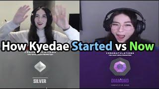 How Kyedae STARTED Valorant vs NOW