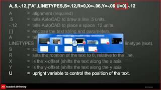 Complex Complex Linetypes with Fonts in AutoCAD   Part 1