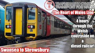 The Heart of Wales Line! 4 hours on a TfW Diesel Railcar!