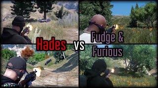 HADES vs Fudge & Furious banktruck fight┊6v6 MULTIPOV