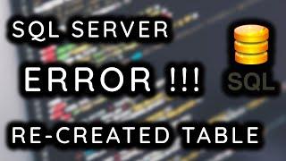 SQL Server - Prevent saving changes that require the table to be re-created