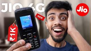 I Tried Cheapest 4G Phone Possible!  Jio All New JioBharat V4! Smartphone Feature