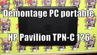How to disassemble an HP Pavilion TPN-C 126 laptop