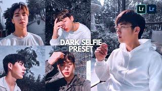 Dark Selfie Lightroom Preset Tutorial Free Dng | Moody Dark Preset