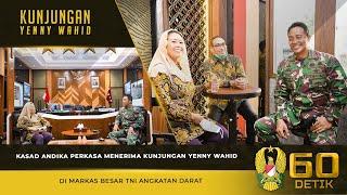 Kasad Jenderal TNI Andika Perkasa Menerima Kunjungan Yenny Wahid  di Markas Besar Angkatan Darat⁣