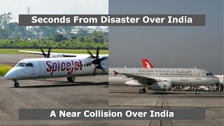 A Near Miss Over India | Spicejet 7477 and Qatar 7077