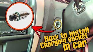 How to Install Charging Socket in Car | Malayalam | Nithin Vlogger