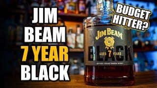 A NEW Budget Bourbon BANGER | Jim Beam Black 7 Year Whiskey Review