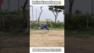 Team india swag vs Bangladesh in 2nd t20 2024 #shorts #cricket #trending