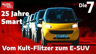 Vom Kult-Flitzer zum Elektro-SUV: 25 Jahre Smart | auto motor und sport