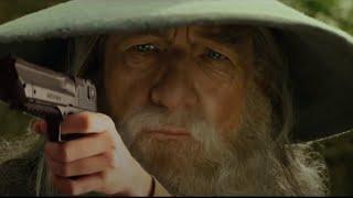 Gandalf shoots Frodo