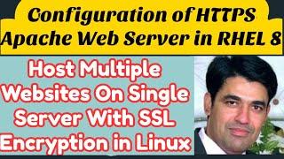 Host Multiple Websites With SSL Encryption in RHEL 8 | Configure HTTPS Apache Server | Nehra Classes