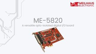 ME-5820 Series | Eine vielseitige opto-isolated digital I/O PC-Einsteckkarte