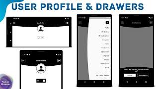 User Profile & Drawers | Flutter UI