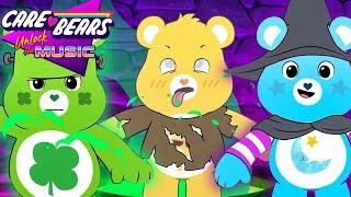 Care Bears Halloween Special - Monster Dance! | Halloween Songs For Kids | NEW Unlock The Music
