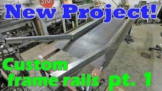 Building Custom Frame Rails | Boat-tail Speedster Pt. 1