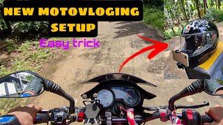 How to mount mobile in helmet|||shoot like gopro|||mobile motovloging #abhimac