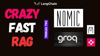 Crazy FAST RAG | Ollama | Nomic Embedding Model | Groq API