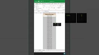 Excel Tips to Add Country Code Before Phone Number! ️‍