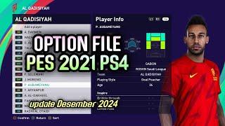 PES 2021 - OPTION FILE PES 2021 PS4 SUMMER SEASON UPDATE DESEMBER 2024