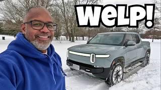 My ELECTRIC TRUCK Snow and Ice TEST