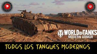 World of Tanks Console TODOS LOS TANQUES MODERNOS