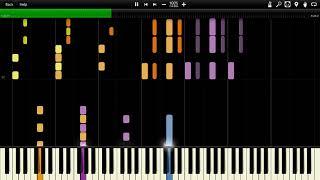 Initial D - Deja Vu Synthesia Piano MIDI //cw Tobby