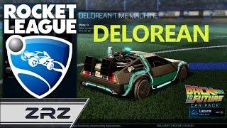 Rocket League Back To The Future DeLorean DLC - Gameplay - ZRZ