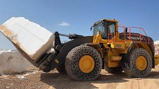 Our First View Of The Brand New Volvo L350H Wheel Loader At Birros Marble Quarries - Specifications