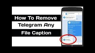 How to Forward/Send a File in Telegram Without Caption/Quoting || TelegramTrick ||