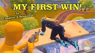 My First Win In Season 6! - Fortnite Gameplay