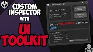 Making a custom inspector using UI Builder (Easy) | Unity Tutorial