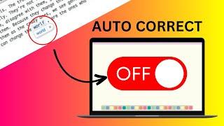 Mac Keyboard Autocorrect Off - Turn Off Auto Correct in Macbook
