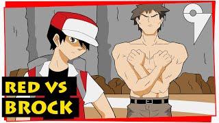️ BROCK vs RED  Pokemon Red 5 Fan Made