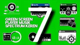 Kumpulan Green Screen spectrum efek  Player Musik Terbaru  Keren  2020 untuk Post story