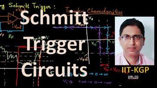 Schmitt Trigger Circuit | Comparator with Positive Feedback | OP-AMP with Positive Feedback