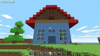 Non-Euclidean House in Minecraft Classic!