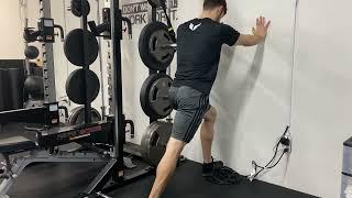 Linear Wall Lean SL Calf Raises