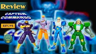 CAPTAIN COMMANDO 52Toys Complete Collection Action figures Umboxing and Review