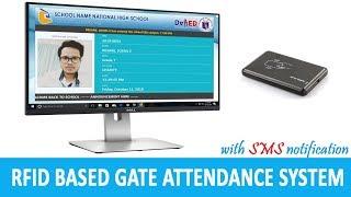 RFID Based Gate Attendance System With Sms Notification (UPDATE Oct. 2019)