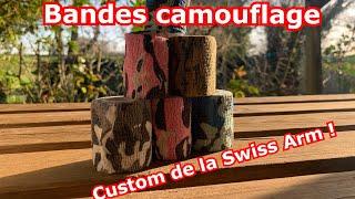 BANDE CAMOUFLAGE Custom de ma Swiss arm Tac 1 !