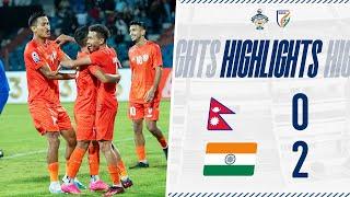 Nepal 0-2 India | Full Highlights | SAFF Championship 2023