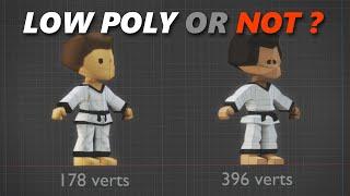 LOW POLY or NOT - is it OK  to detail with geometry? Bonus: Unity vs. Unreal Engine performance