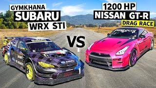 1,200 AWHP GT-R Drag Races Travis Pastrana’s Gymkhana 2020 Subaru STI