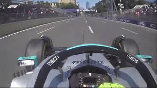 F1 2022/ Hamilton bouncing at Baku. Huge Porpoising