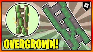 How to get the "OVERGROWN!" BADGE + OVERGROWN LADDER in STEEP STEPS || Roblox