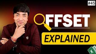 Excel OFFSET Function Explained Step by Step | Offset Functions for Dynamic Calculations in Hindi