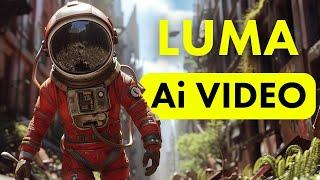 Luma Dream Machine is the Best Ai Video Generator! - Tutorial - Free Ai Video