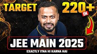 Target 220+ in JEE main 2025 | Full Strategy By Rahul Dhakad Sir | Rankplus